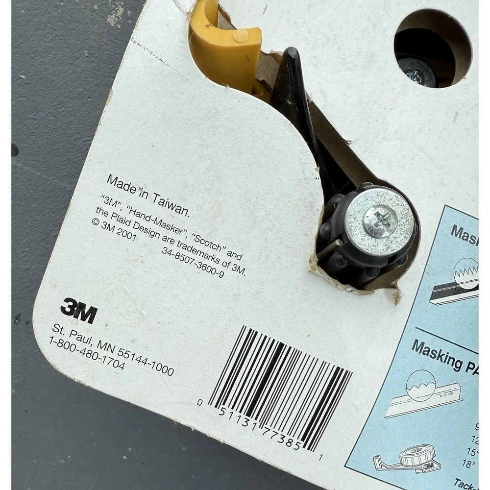 3M‎ Dispenser Hand Taper Masker Model M3000 film paper plastic roll dispenser